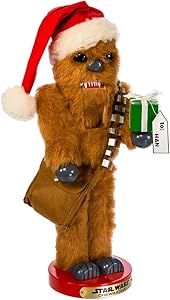 Kurt Adler Star Wars Chewbacca Steinbach Nutcracker Christmas Décor, STD, Multicolored