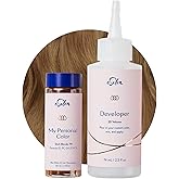 eSalon Permanent Hair Color & Hair Dye Kit - Dark Blonde - Professional-Grade Ammonia-Free Colorist for Up To 100% Gray Coverage on All Hair Types