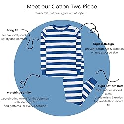 Leveret Boys Girls Kids Striped Two Piece Cotton