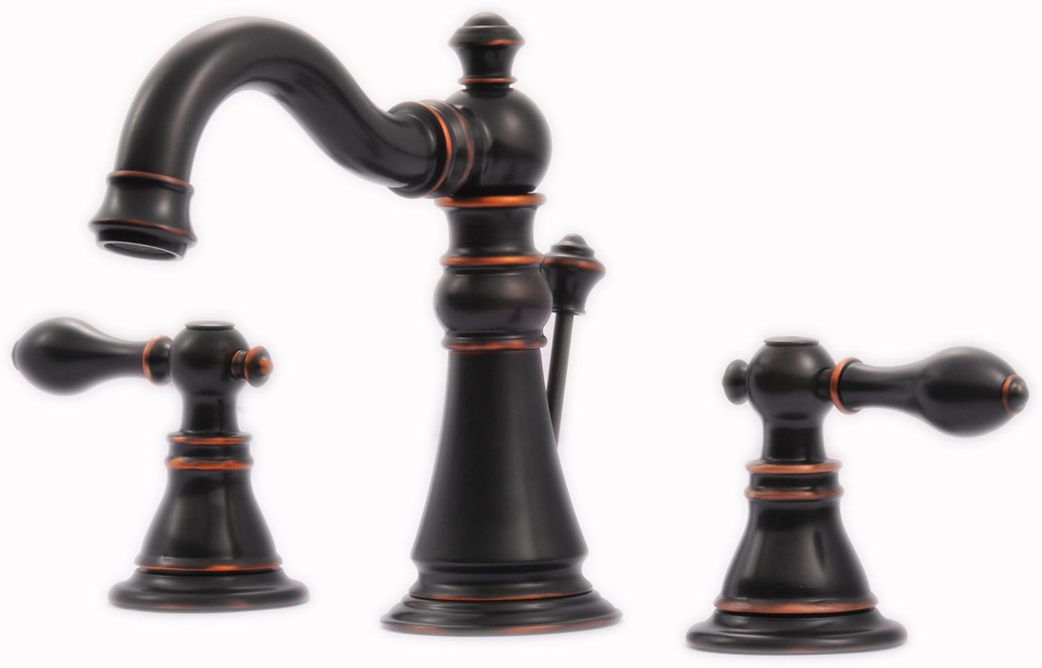 Ultra Uf55115 Two Handle Oil Rubbed Bronze Lavatory Faucet With
