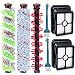 DEKIRU Compatible with Bissell Crosswave 1 Pack 2306 Multi-Surface Pet Brush Roll + 1 Pack 1934 Area Rug Brush Roll + 1 Pack Multi-Surface 1868 Brush Roll + 2 Pack 1866 Vacuum Filter Replacement Kit primary