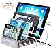 USB Charging station - Fast charging station - USB charging dock - Apple iPad iPhone charging station - Android Tablet Fire Micro USB charging station for multiple devices - Cell phone docking station
