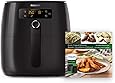 Philips Premium Digital Airfryer with Fat Removal Technology + Recipe Cookbook, 3 qt, Black, HD9741/99