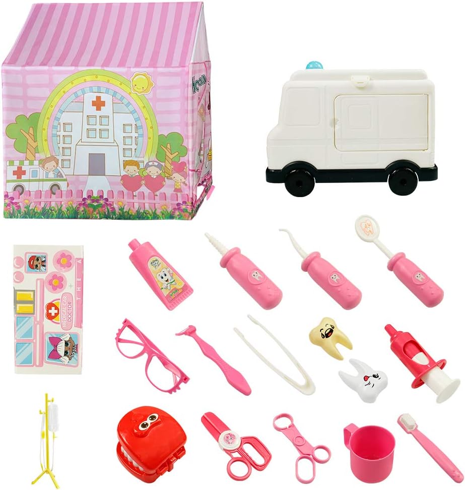 pink ambulance toy