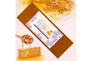 TinMeZor 5.2 lbs Honey Soap Base Clear, DIY Handmade Vegan, Cruelty Free, Easy to Cut - Moisturizing Melt and Pour for Soap Making