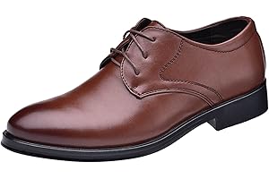 Stylish Leather Shoes for Men Breathable Comfortable Design Ideal for Business and Leisure Lace-Up Casual Footwear for Every 