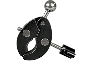 Montesy Aluminum Alloy Handlebar 17mm Ball Adapter Suitable For 1.5-5.5cm Rod Motorcycle Bike Phone Mount Holder Clip Accesso