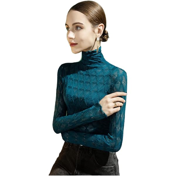 Women Long Sleeve Bodycon Turtleneck Keyhole Tees Top Solid Women Long Sleeve Bodycon Turtleneck Keyhole Tees Top Solid