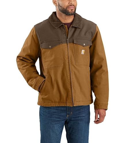 Amazon.com: Carhartt Men's Rugged Flex Duck Relaxed Fit Bomber