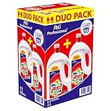Detergente Ariel Basico Líquido 112d, Caja con 2 botellas