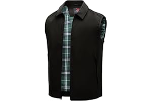 TBMPOY Men's Vest Casual Lightweight Thin Utility 3 Zip Pockets Stylish Sleeveless Jackets Summer Fall Golf Travel Business