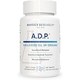 Biotics Research A.D.P. Emulsified Oil of Oregano Tablets for GI Health -Sustained Release for High Absorption Contains Carvacrol, Wild Oregano Oil 50mg/S - Patented Formula -Non GMO –120 Tablets