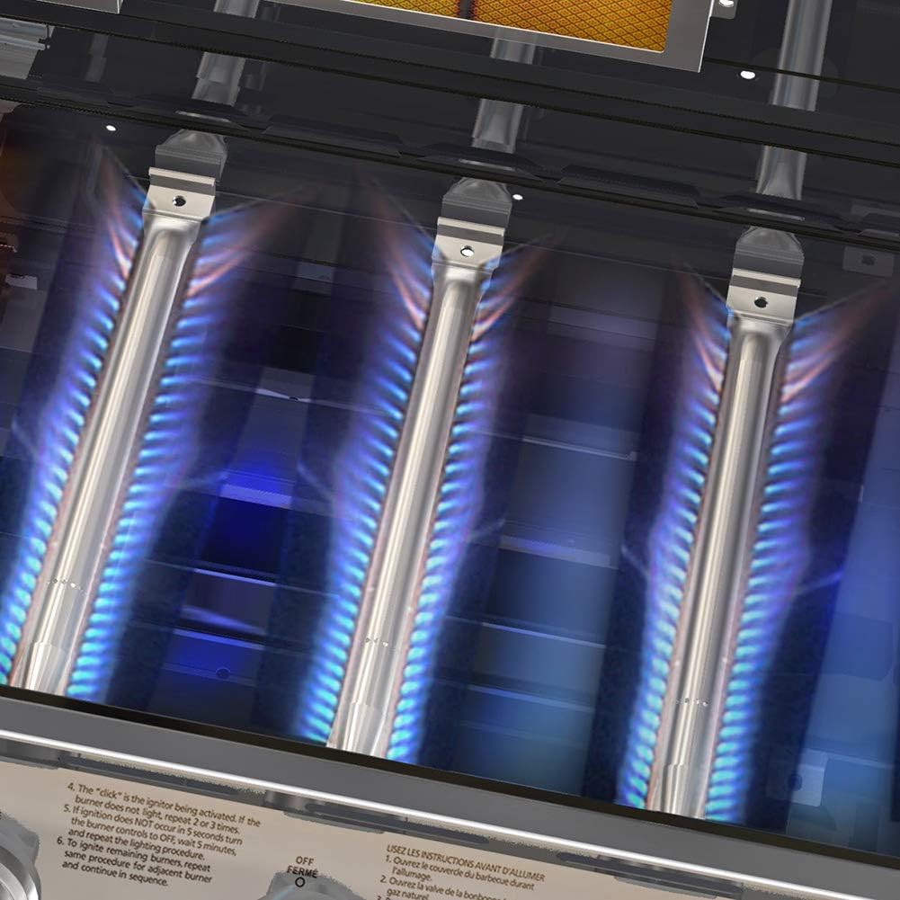 4 Pack Nexgrill Stainless Steel Burner Tubes Pipe Replacement Parts