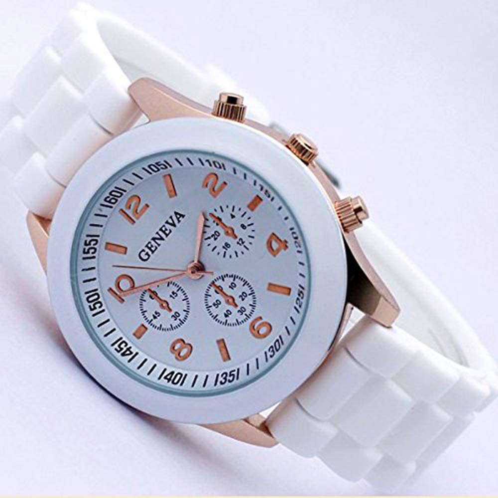 CdyBox Women Men Ladies Fashion Luxury Silicone Quartz Watch Unisex Jelly Wrist Watch