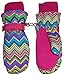 N'Ice Caps Girls Zig Zag Chevron Print Thinsulate and Waterproof Mittens