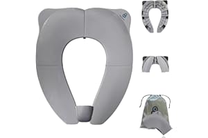 BABY PROOF ME ESSENTIALS Baby Proof Me Potty Training Seat Travel – Foldable Potty Training Seat Cover for Toddlers, Portable, Travel Potty Seat, Folding Toilet Seat for Kids, and Toddler Toilet Seat Cover