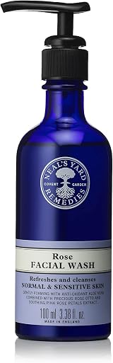 Neal's Yard Remedies Rose Facial Wash Gentle Nourishing Vegan Cruelty-Free 100ml view 1