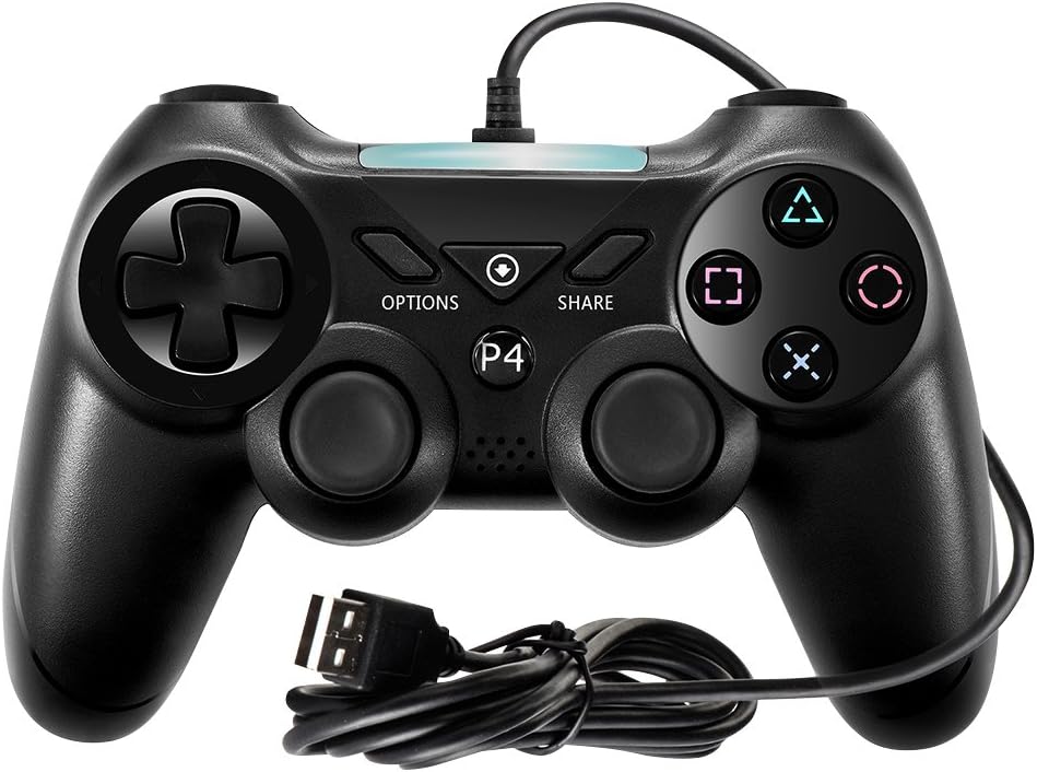 Amazon PS4 コントローラー 有線接続 人間工学 最新版システム対応 USB接続 ps4対応 ゲームパット PS3対応 PC対応 ゲームコントローラー コントローラー(ハンドル Amazon PS4 コントローラー 有線接続 人間工学 最新版システム対応 USB接続 ps4対応 ゲームパット PS3対応 PC対応 ゲームコントローラー コントローラー(ハンドル