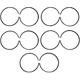 10x47mm Piston Rings For 66cc 80cc Motorized Bicycle Replacement Parts
