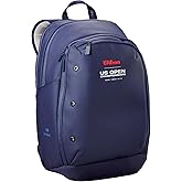 WILSON 2025 US Open Tour Tennis Backpack - Navy, Holds up to 2 Rackets