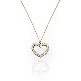 DUGO Heart Necklace 18K Gold Filled Dainty Gold Necklaces Gifts Women Tiny Heart Pendant Necklaces