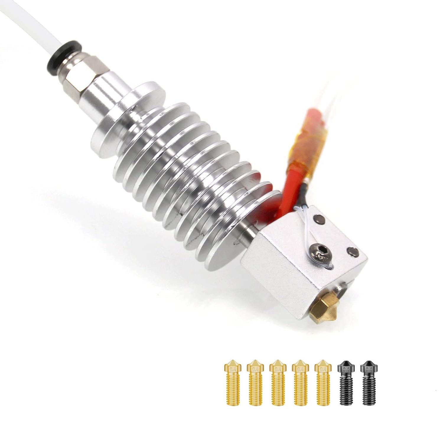 Vyper Hotend V5 J-Head 3D Printer Hotend with Volcano Nozzle for Vyper 3D Printer