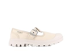 PALLADIUM WOMENS PAMPA WASHED MARY JANE, SAHARA, 8