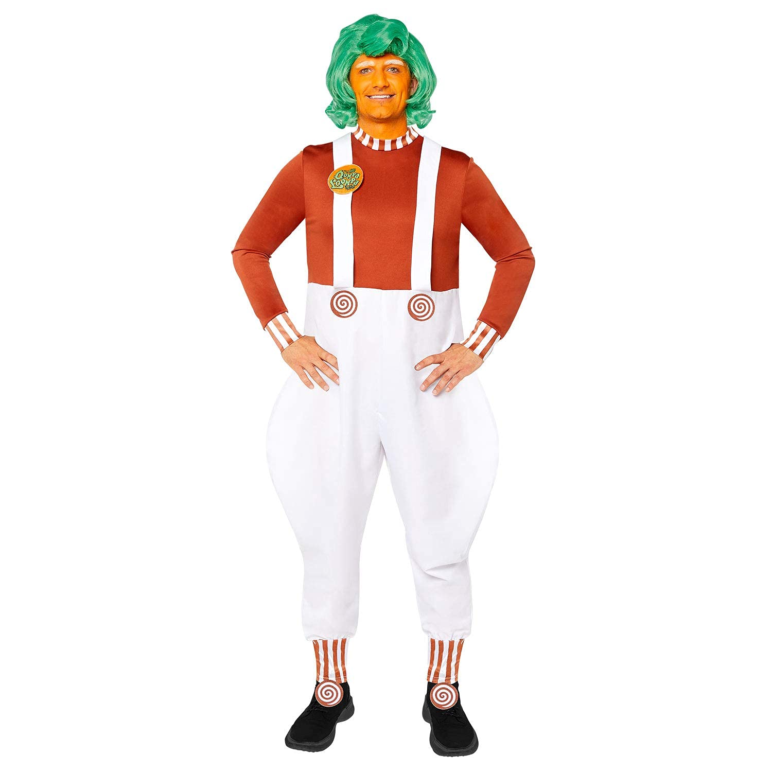 Amscan 9909051 - Men's Official Oompa Loompa World Book Day Fancy Dress Costume Size: X-Large