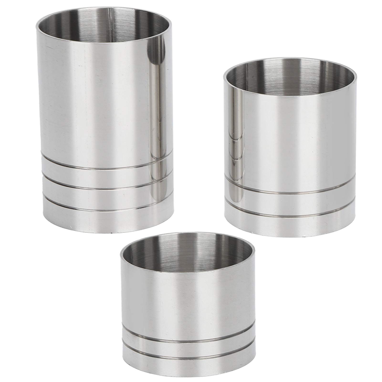 Duokon Cocktail Jigger Bar Drink Measuring Cup Ounce Cup Set Bartender Tool (25ml+35ml+50ml), Measuring Cups for Cocktail, Dual Cocktail Measure Jigger for Shot Measure/Spirit Measures