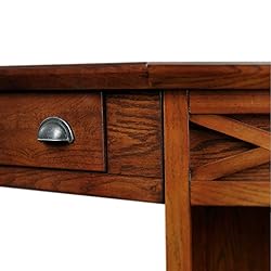 Leick Home 82431 Corner Computer Writing Desk with