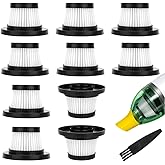 Vacuum Filter for Cordless Vacuum Cleaner as Seen on TV - Replacement HEPA Filter for Vac Compact Cordless Handheld Vacuum 10 Pack