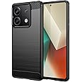 Aikcks for xiaomi Redmi Note 13 5G Phone case, Shockproof, Scratch Resistant Carbon Fiber Jacket, Soft TPU, for Redmi Note 13 5G case (Black)