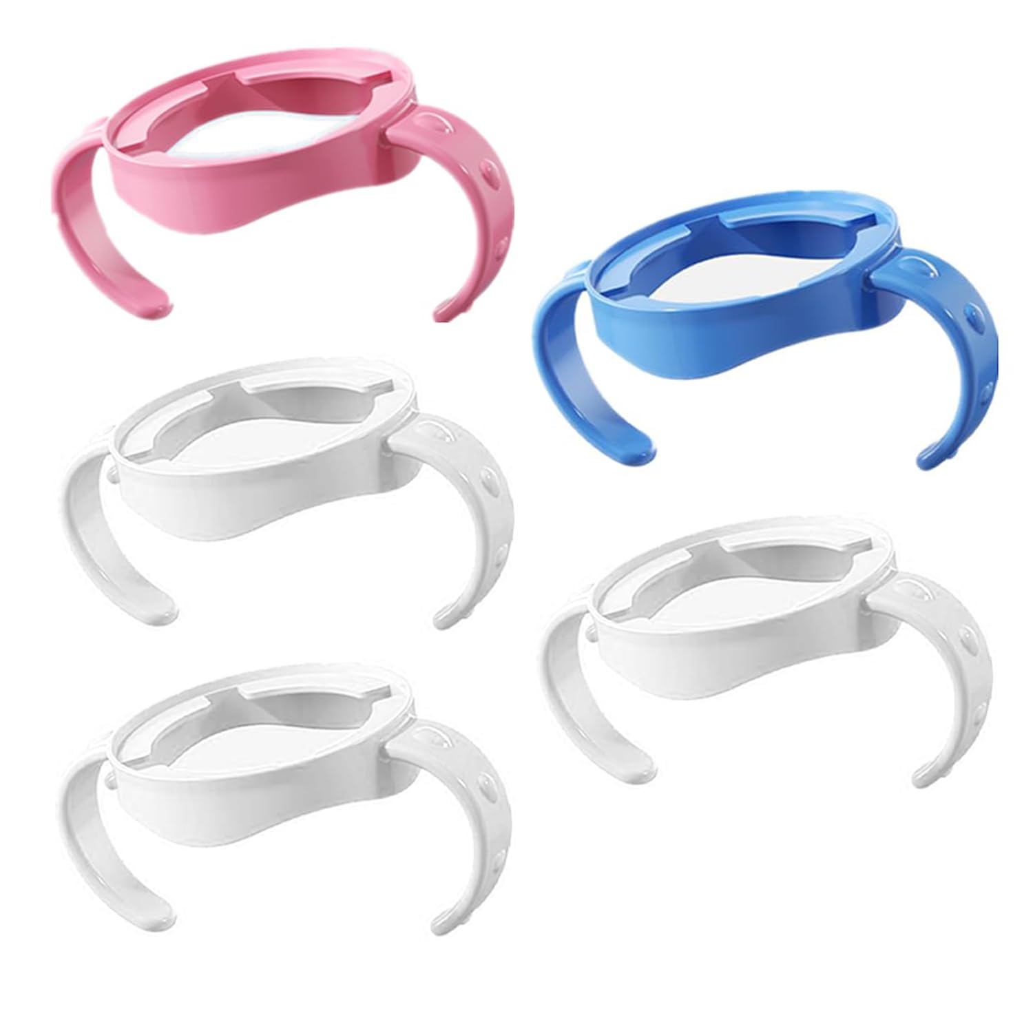 5 Pcs Mam Bottle Handles, 3 Colors Baby Bottle Handles Compatible for Philips Avent Natural Baby Bottles