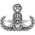 Army Master Explosive Ordnance Disposal (EOD) Silver Ox Full Size Badge