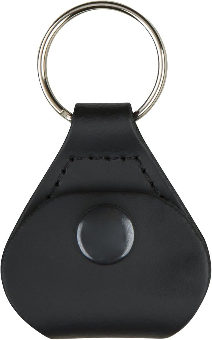 Fender Leather Pick Holder Keychain, Black, 0.2x5.75x1.97 - Image 3