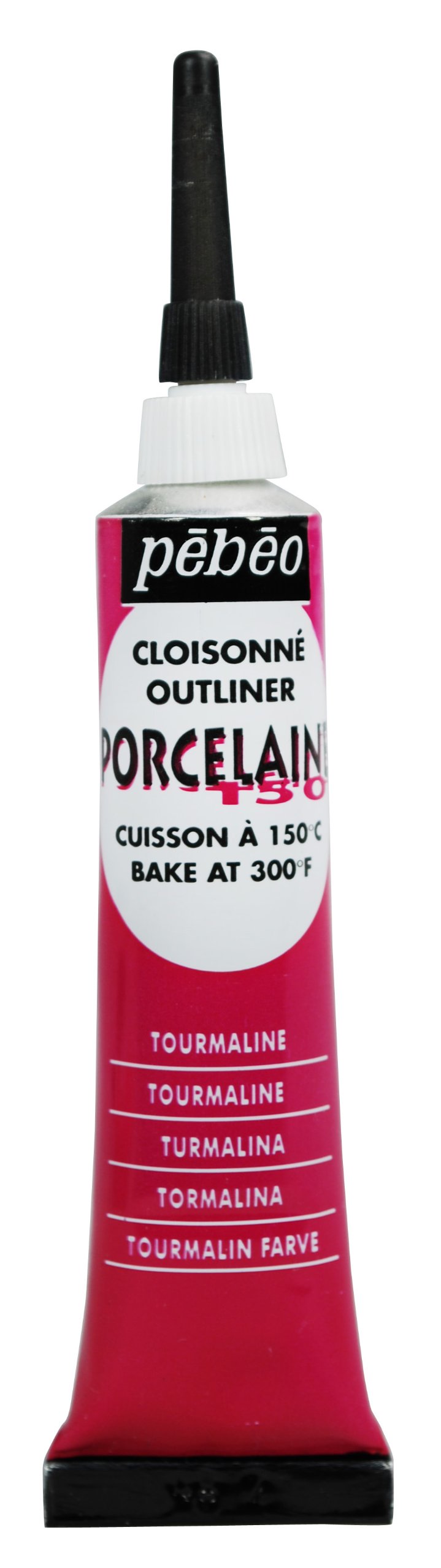 Pebeo 036-003 20ml Porcelaine 150 China Paint Cloisonne 20ml - Tourmaline Red,Tourmaline Red-Single piece