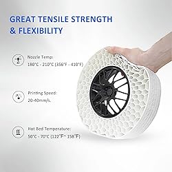 Geeetech 95A TPU Filament 1.75mm, Soft Flexible