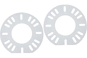 ZFZMZ Replacement 4" Adjustable Mounting Flange Gasket 3 and 4 Bolt Compatible with Beckett Wayne Carlin Riello Oil Burner (2 Pack)