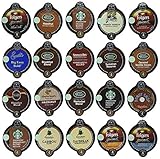 20-count VUE Pack for Keurig VUE Brewers ALL Coffee Variety Pack Featuring Starbucks, Green Mountain, Coffee People, Newman's Original Organic, Gloria Jean's, Folgers, Caribou, Emeril's, Tullys & Van Houtte.