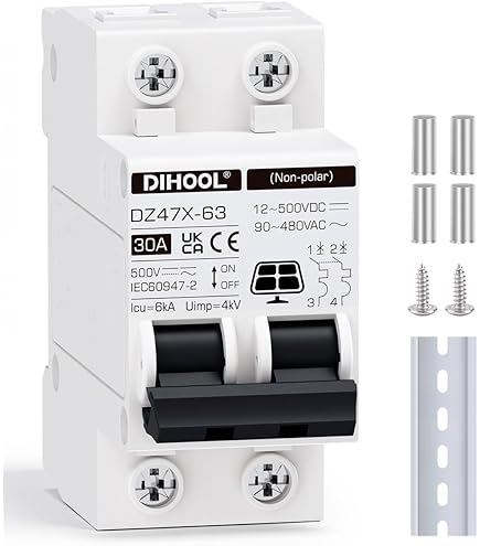 Amazon.com: Blue Sea Systems 7446 Circuit Breaker C-Series Flat