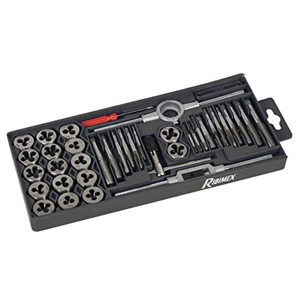 Ribimex 1 taps and Dies in a Box of 40 Pieces