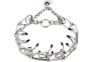 Prong Dog Training Collar for Dogs with Rubber Tip Prong Collar for Herm Sprengers Pinch Collars for Large Dogs Prong Collar 