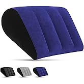 Portable Wedge Pillow Inflatable Cushion - Body Positioners Lightweight Wedge Pillow for Sleeping, Leg Elevation, Use in Bed,