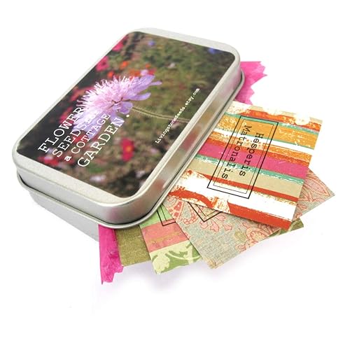 Flower Seeds For A Cottage Garden Seed Gift Tin Collection