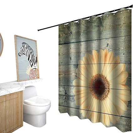Amazon Com Coolteey Shower Curtain Rod Abstract Oak Tree Wood And