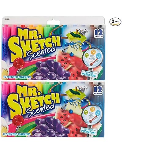 Outlet Mr Sketch Assorted Scent Markers 12 Pack 200722