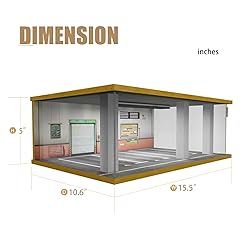 1/24 Scale Die-cast Car Diorama Display Case with