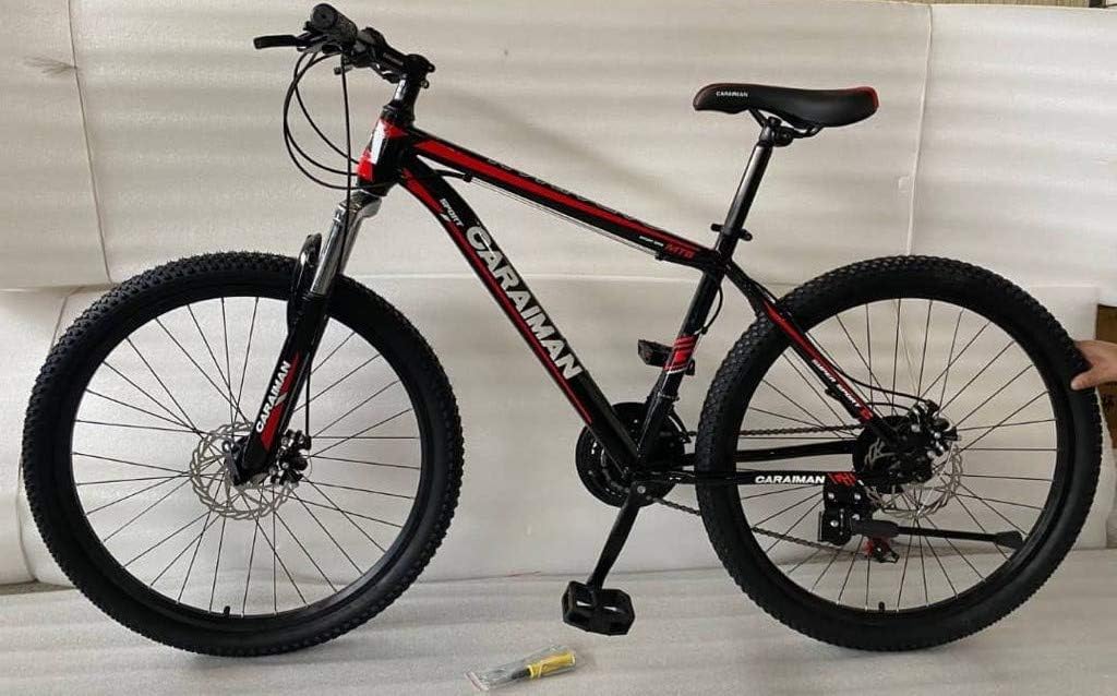 Caraiman Hybrid Bike Unisex 26 Inch Wheel / 17 Inch Frame 21 Speed Mountain Road Bicycle Bike