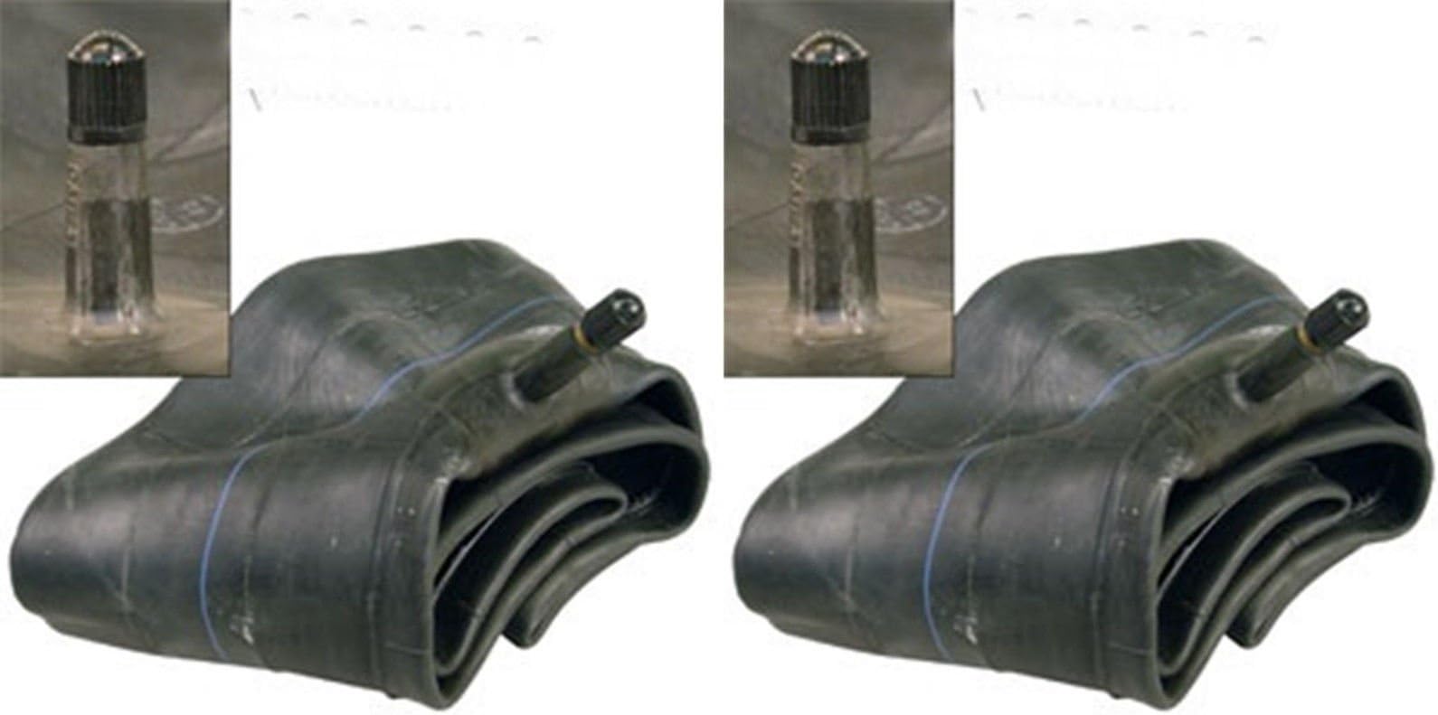 TG Brand Tube Set of 2 Tire Inner Tubes with TR13 rubber valve stems - 8 inch Combination Size Fits 4.00-8, 400-8, 4.80-8, 480-8, 4.00x8, 4.80x8