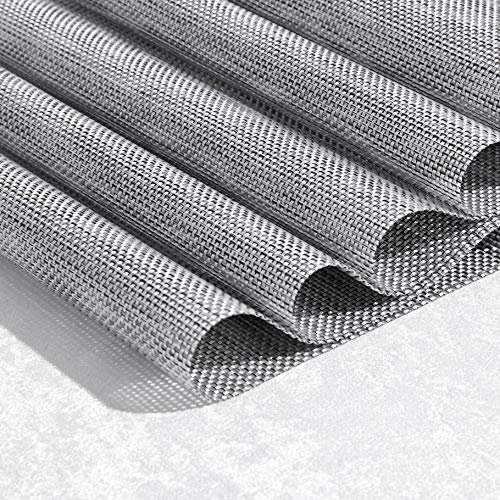 DOLOPL Table Runner Grey Table Runners Outdoor Table Runner 12"×72" NonSlip Heat Resistant Easy